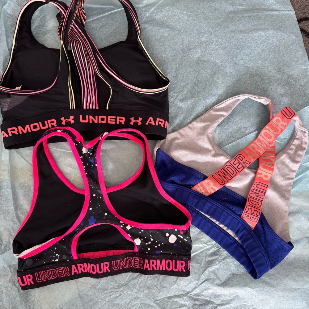 Under Armour Colorful Sports Bra Trio size XS